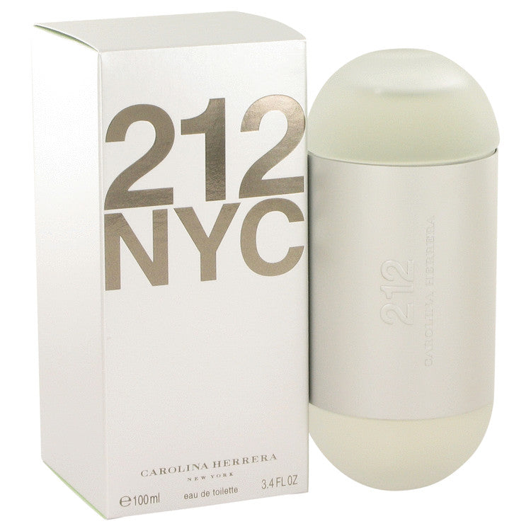 212 Eau De Toilette Spray (New Packaging) By Carolina Herrera 3.4 oz Eau De Toilette Spray