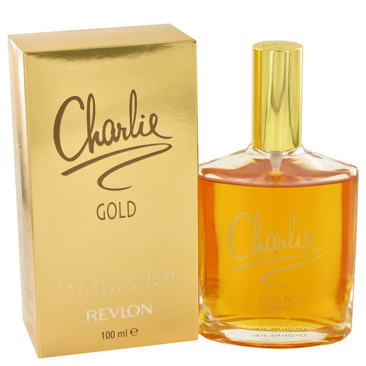 Charlie Gold Eau De Toilette Spray By Revlon 3.3 oz Eau De Toilette Spray