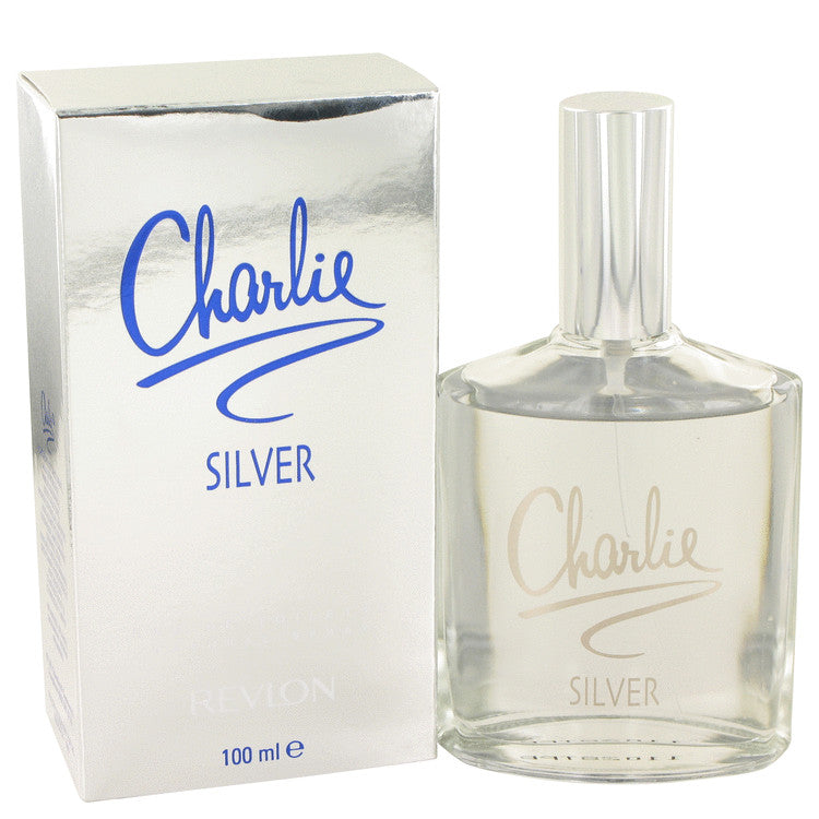 Charlie Silver Eau De Toilette Spray By Revlon 3.4 oz Eau De Toilette Spray