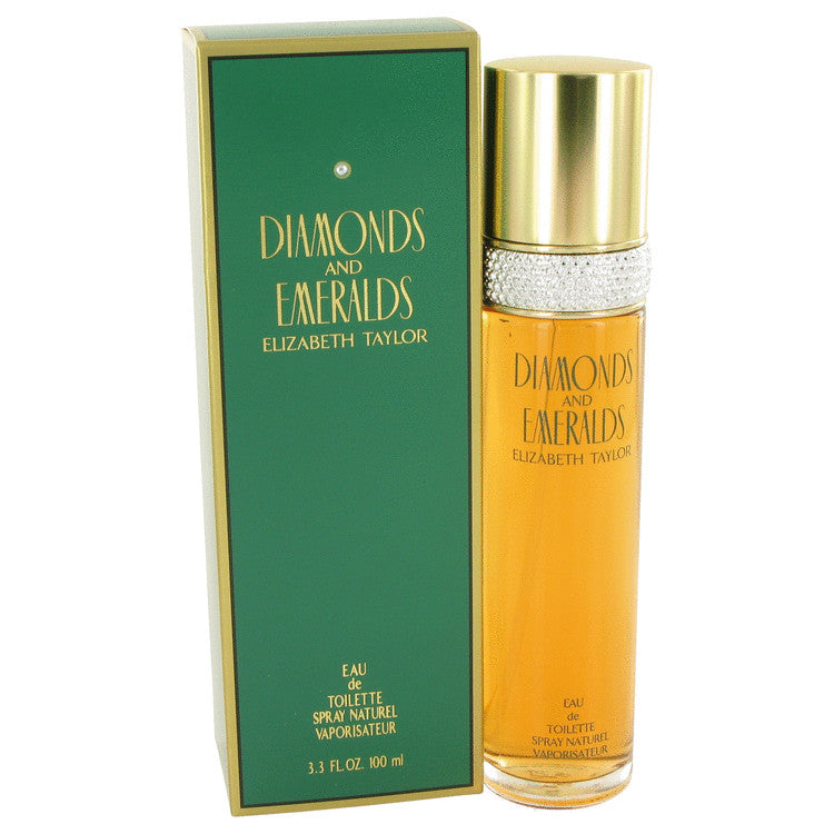 Diamonds & Emeralds Eau De Toilette Spray By Elizabeth Taylor 3.3 oz Eau De Toilette Spray