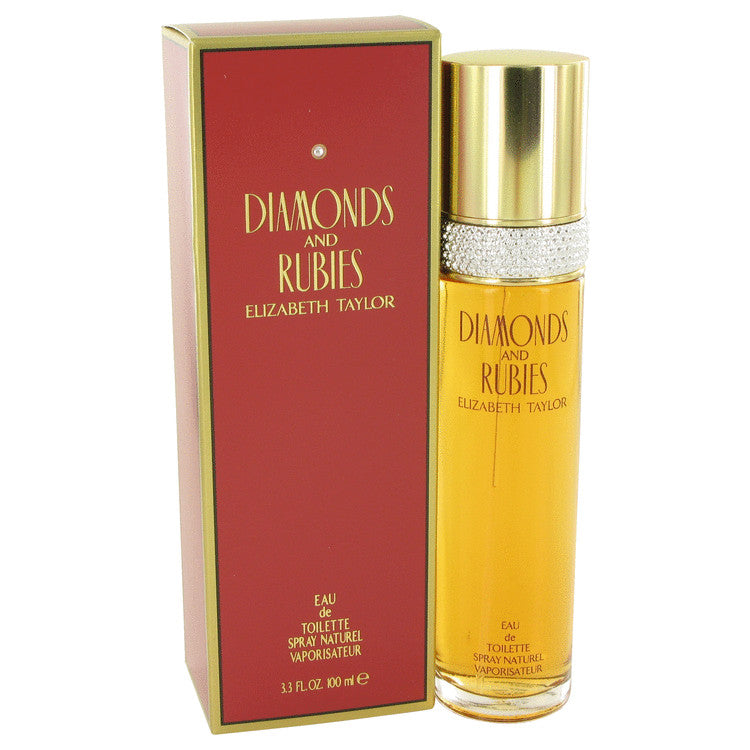 Diamonds & Rubies Eau De Toilette Spray By Elizabeth Taylor 3.4 oz Eau De Toilette Spray