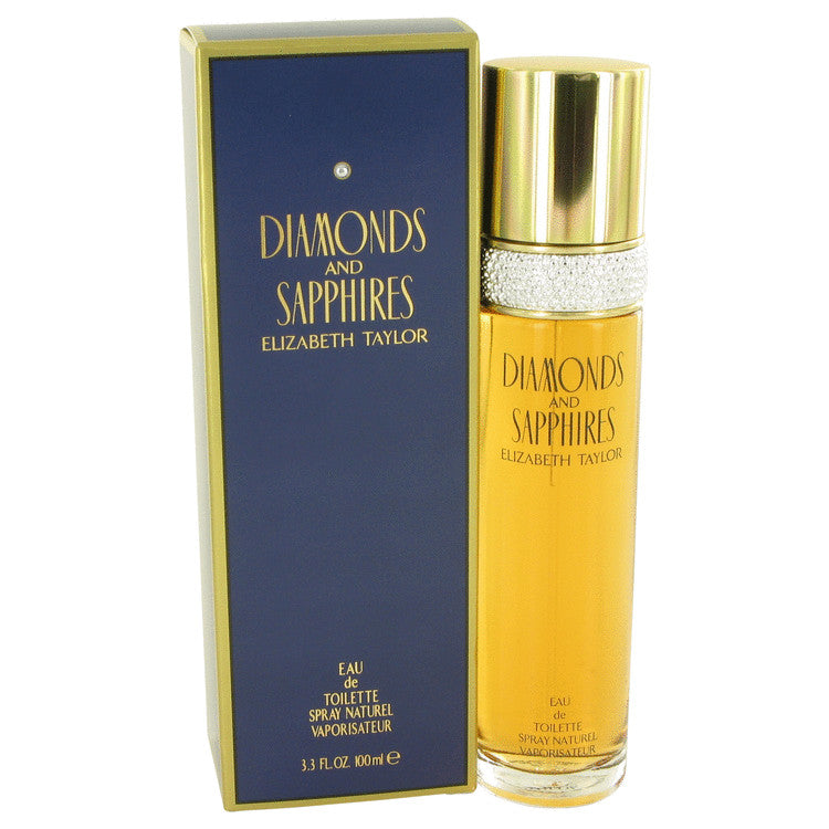 Diamonds & Saphires Eau De Toilette Spray By Elizabeth Taylor 3.4 oz Eau De Toilette Spray