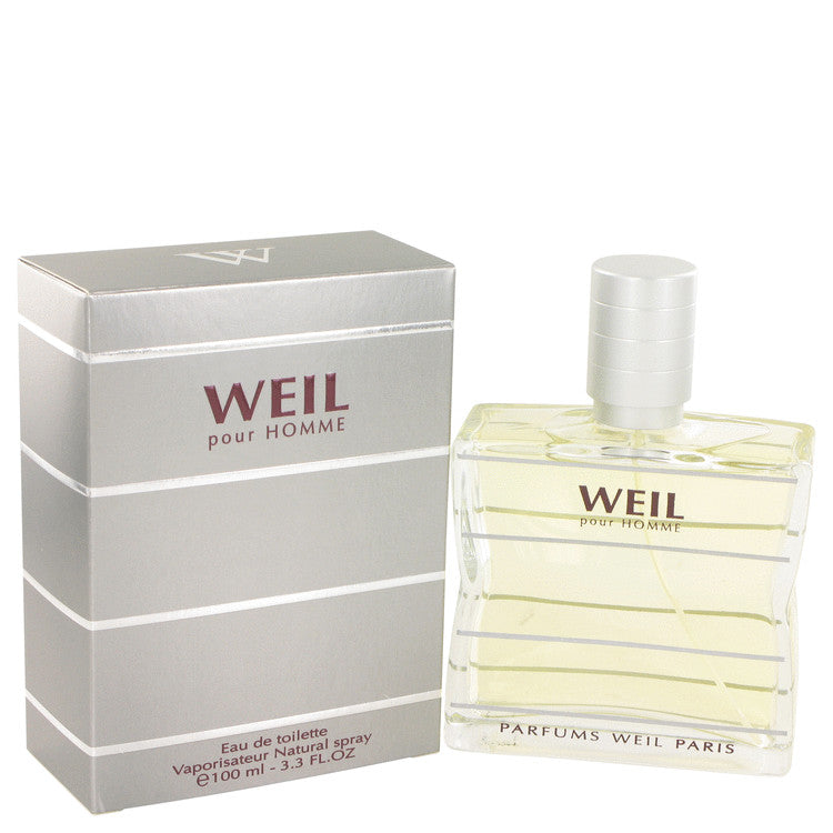 Weil Pour Homme Eau De Toilette Spray By Weil 3.4 oz Eau De Toilette Spray