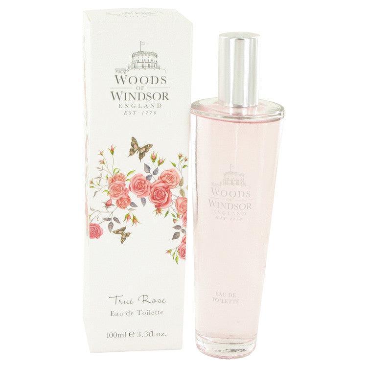 True Rose Eau De Toilette Spray By Woods Of Windsor 3.3 oz Eau De Toilette Spray