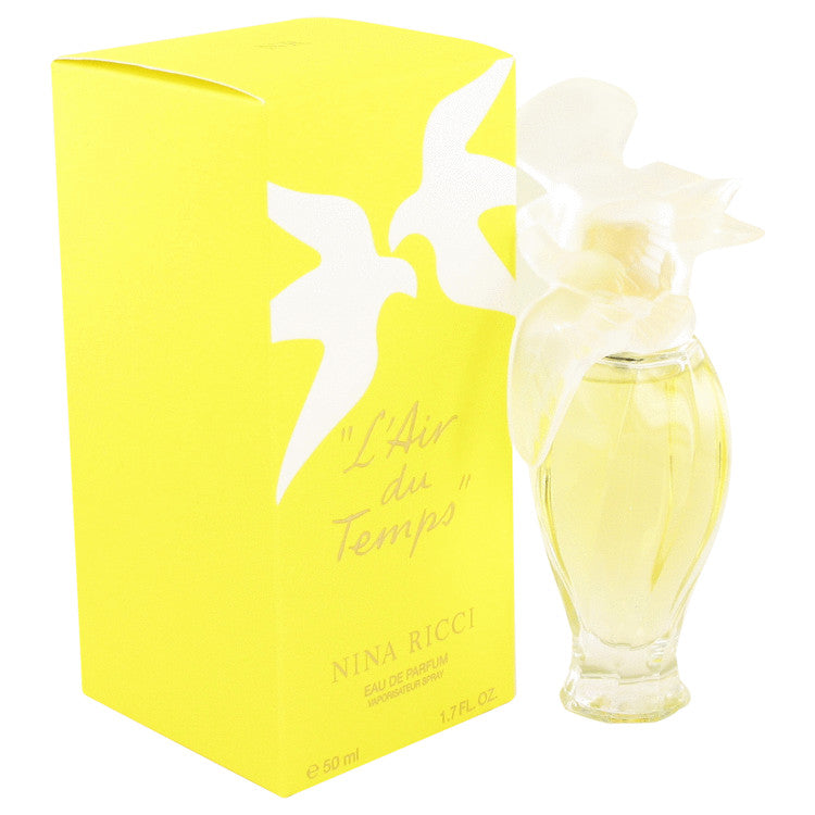 L'air Du Temps Eau De Parfum Spray with Bird Cap By Nina Ricci 1.7 oz Eau De Parfum Spray with Bird Cap