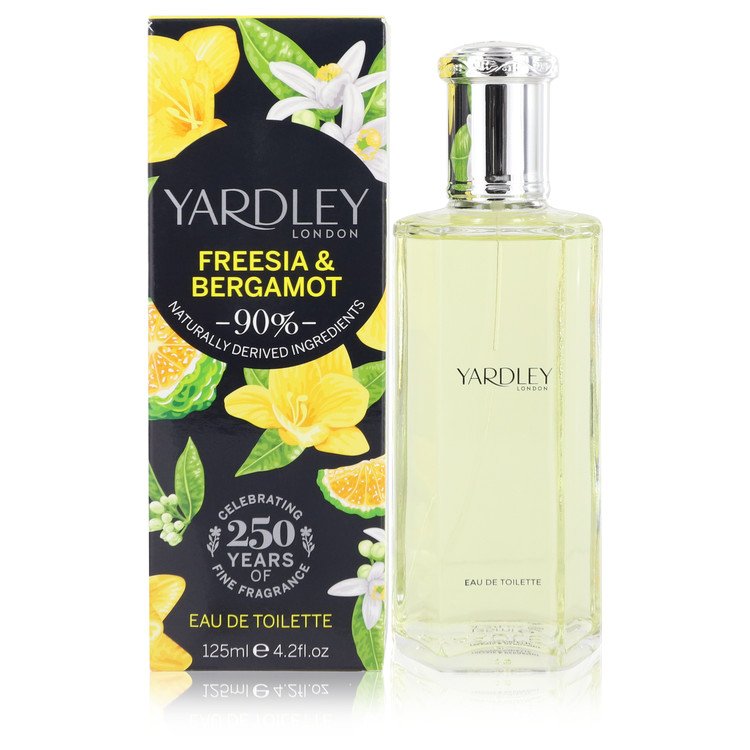 Yardley Freesia & Bergamot Eau De Toilette Spray By Yardley London 4.2 oz Eau De Toilette Spray