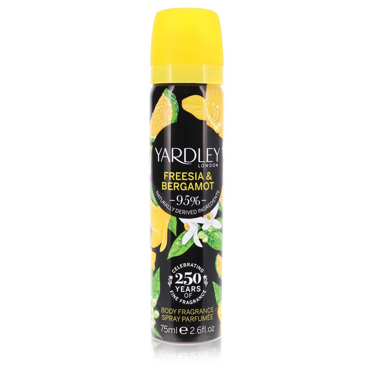 Yardley Freesia & Bergamot Body Fragrance Spray By Yardley London 2.6 oz Body Fragrance Spray