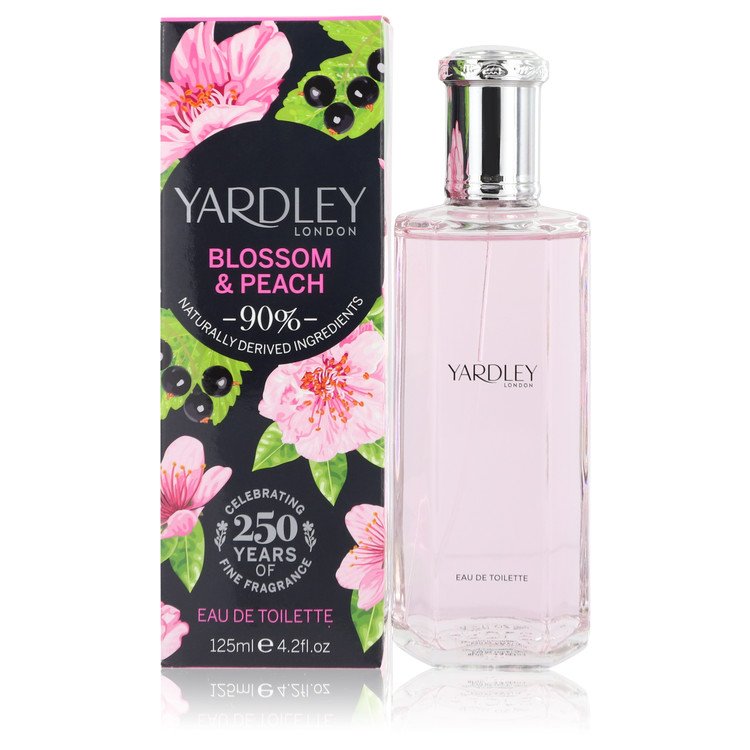 Yardley Blossom & Peach Eau De Toilette Spray By Yardley London 4.2 oz Eau De Toilette Spray