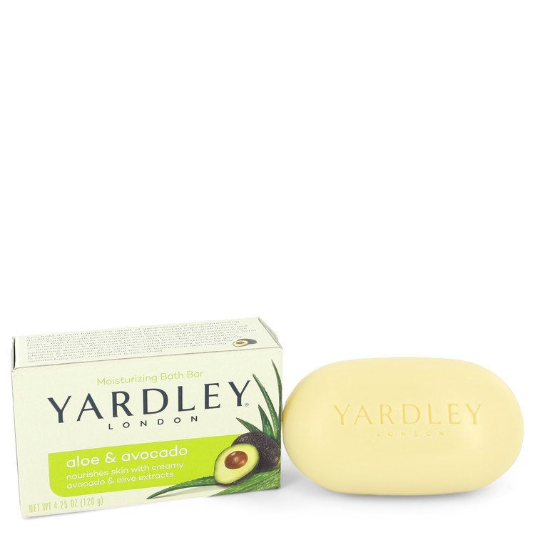 Yardley London Soaps Aloe & Avocado Naturally Moisturizing Bath Bar By Yardley London 4.25 oz Aloe & Avocado Naturally Moisturizing Bath Bar