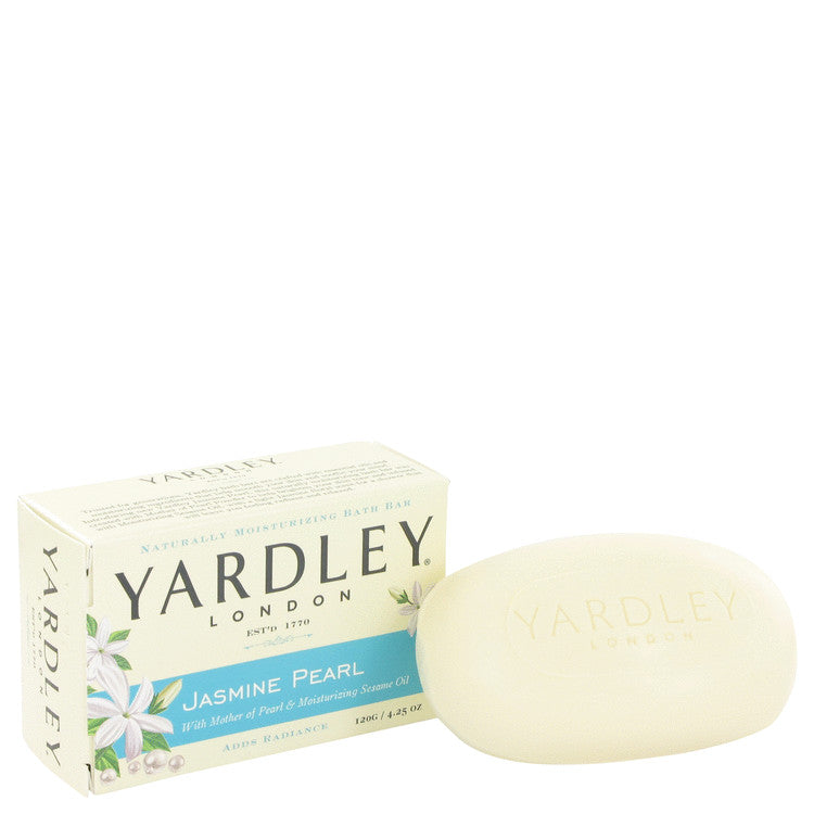 Yardley London Soaps Jasmin Pearl Naturally Moisturizing Bath Bar By Yardley London 4.25 oz Jasmin Pearl Naturally Moisturizing Bath Bar