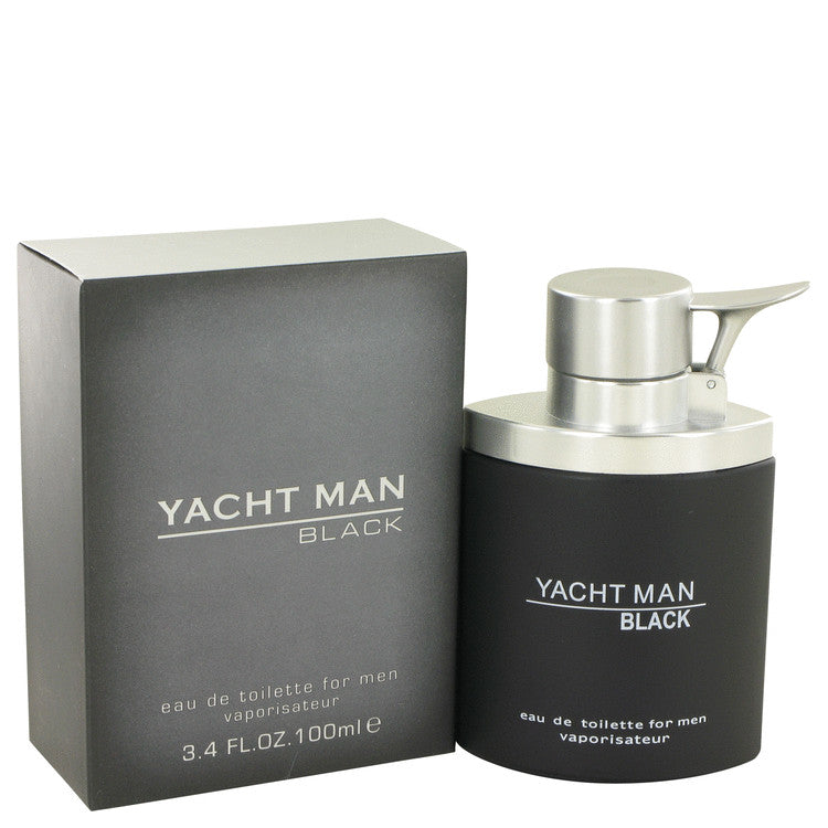 Yacht Man Black Eau De Toilette Spray By Myrurgia 3.4 oz Eau De Toilette Spray