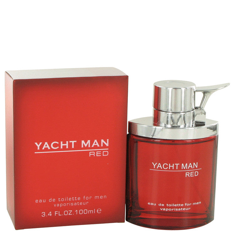 Yacht Man Red Eau De Toilette Spray By Myrurgia 3.4 oz Eau De Toilette Spray