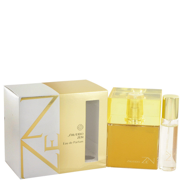 Zen Eau De Parfum Spray with .5 oz Mini EDP Spray By Shiseido 3.4 oz Eau De Parfum Spray with .5 oz Mini EDP Spray