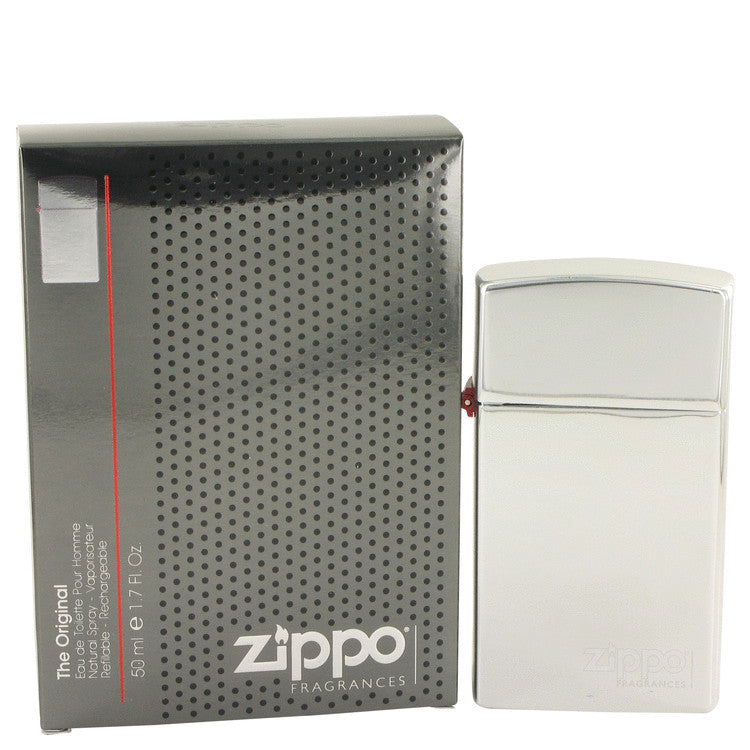 Zippo Original Eau De Toilette Spray Refillable By Zippo 1.7 oz Eau De Toilette Spray Refillable